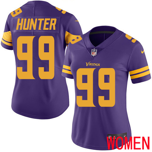 Minnesota Vikings #99 Limited Danielle Hunter Purple Nike NFL Women Jersey Rush Vapor Untouchable->women nfl jersey->Women Jersey